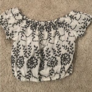 American Eagle Outfitters Off Shoulder Crop Top